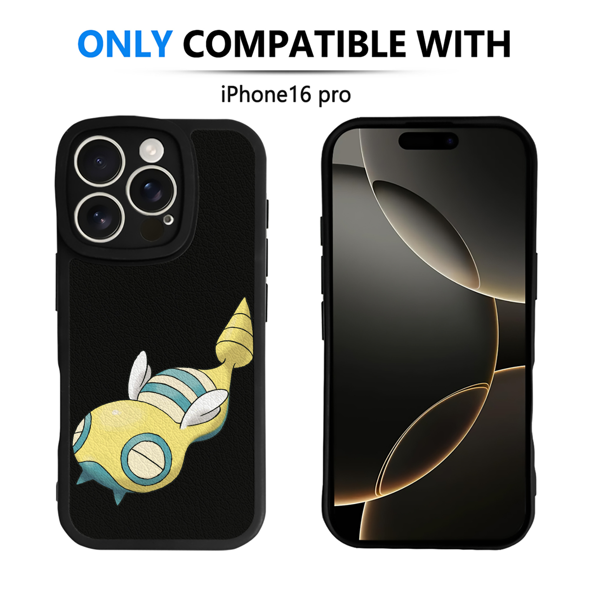 （画像用） ポケットモンスター Pokémon 【iPhone 16シリーズ対応】シリコンスマホケース（レザー調） 材質：シリコン